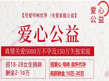 厦门市捐卵助孕生子 爱心志愿者招募